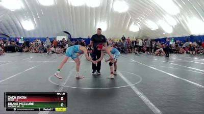 113 lbs Round 6 (8 Team) - Zach Sikon, FORGE vs Drake Mcclure, Phoenix WC