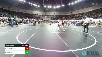 120 lbs Consi Of 8 #2 - Rance Gullett, Hilldale Youth Wrestling Club vs Jensen Bell, Choctaw Ironman Youth Wrestling