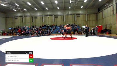 287 lbs Consi Of 16 #1 - Jeremiah Lopez, Sanger vs Dominic Cattuzzo, Coalinga