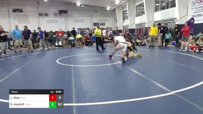 171 lbs Pools - Lj Diaz, WV North Central Elite - Vengeance vs Kyser Kostoff, Team Gotcha