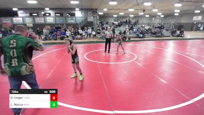 70 lbs Rr Rnd 2 - Arlo Unger, Yuma vs Landen Marco, Bryan Youth Wrestling