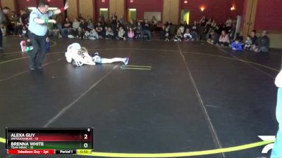 108 lbs Round 1 (6 Team) - Alexa Guy, Untouchables vs Brenna White, Team NBWC