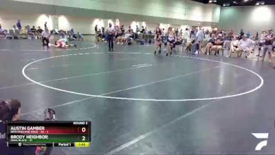 138 lbs Round 2 (6 Team) - Brody Neighbor, Iowa Black vs Austin Gamber, New England Gold - AS