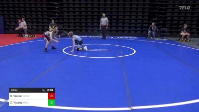 62 lbs Quarterfinal - Ryan Weller, Newburg, PA vs Zayne Young, Hardwick, NJ