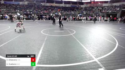 46 lbs Consi Of 8 #2 - Zeke Cheevers, Terminator Wrestling Academy vs Uriah Guebara, Maize