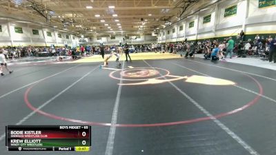 65 lbs Cons. Round 5 - Krew Elliott, Windy City Wrestlers vs Bodie Kistler, Sheridan Wrestling Club