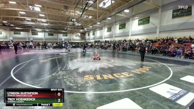 60 lbs Champ. Round 2 - Lyndon Gustafson, Stanley Wrestling Club vs Troy Moenkedick, Harding County