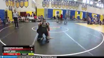126 lbs Round 4 (8 Team) - Robert Himes, Westside Wrestling Club vs Christopher Williams, Camden 2