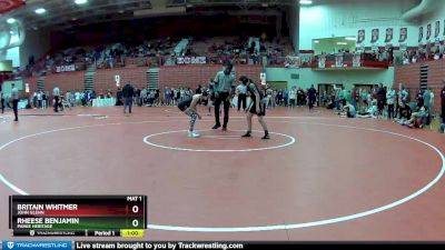 95 lbs Cons. Round 2 - Rheese Benjamin, Parke Heritage vs Britain Whitmer, John Glenn