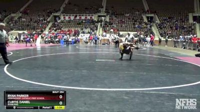 160 lbs Quarterfinal - RYAN PARKER, Montgomery Catholic Prep School vs Curtis Daniel, Ranburne