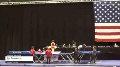 Alex Rozenshteyn - Individual Trampoline, ETA - 2021 USA Gymnastics Championships