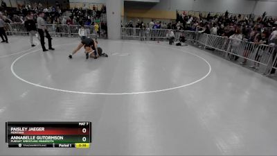 145 lbs Cons. Round 1 - Paisley Jaeger, Montana vs Annabelle Gutormson, Pursuit Wrestling Minnesota