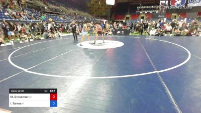 120 lbs Cons 32 #1 - Myles Grossman, Pennsylvania vs Isaiah Torres, Hawaii