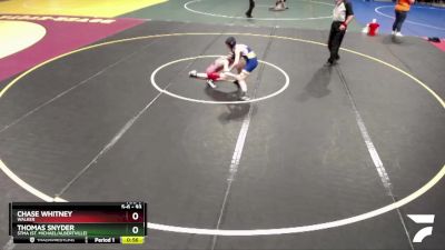 93 lbs Champ. Round 1 - Chase Whitney, Walker vs Thomas Snyder, STMA (St. Michael/Albertville)