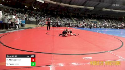 58 lbs Consi Of 8 #1 - Mj Marshall, Westshore Wrestling Club vs Vincent Foster, Mat Assassins