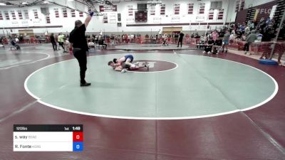 120 lbs Round Of 16 - Shane Way, Seagull Wrestling Club vs Raffaele Fonte, Iron Horse