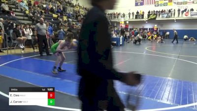 94 lbs Quarterfinal - Evan Cies, Malvern W.C. vs Jeremy Carver, Delta