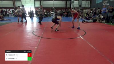 130 lbs Consi Of 8 #1 - Declan Mcdowell, Downingtown vs Jack Granata, Clarkstown North