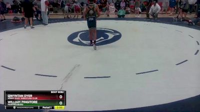 87 lbs Cons. Semi - William Pingitore, Murfreesboro vs Qwyntan Dyer, Soddy Daisy Wrestling Club