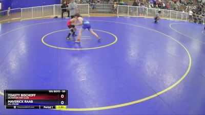 84 lbs Round 1 - Toasty Bischoff, Silverton Mat Club vs Maverick Raab, All-phase