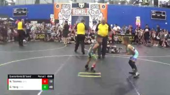 38 lbs Quarterfinals (8 Team) - Najm Toomey, Lead Miners vs Greyson Yang, Funky Fire