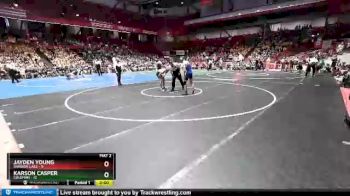 152 lbs D2/d3 - Semi-finals (sat 10:00am.) - Karson Casper, Coleman vs Jayden Young, Random Lake