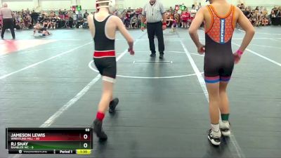 68 lbs Round 1 (6 Team) - RJ Shay, Rambler WC vs Jameson Lewis, Wrestling Mill