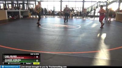 J-17 lbs Round 3 - Cael Milder, Eastern Iowa Wrestling Club vs Zander Amburn, New London Tiger Cub