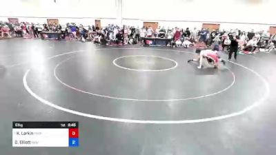 61 kg Rnd Of 32 - Kyler Larkin, Thorobred Wrestling Club vs Damion Elliott, Beaver Dam Wrestling Regional Training Center