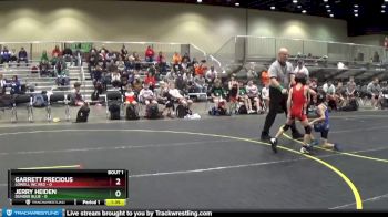 49 lbs Round 1 (4 Team) - Jerry Heiden, Dundee Blue vs Garrett Precious, Lowell WC Red