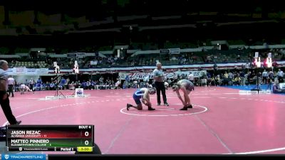 157 lbs Placement (4 Team) - Matteo Pinnero, Elizabethtown College vs Jason Rezac, Alvernia University