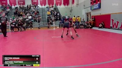 113 lbs Cons. Round 4 - Peyton Hogan, Uintah vs Antonio Martinez, Pueblo South