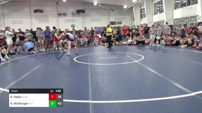 190 lbs Pools - Sam Haley, Ohio Guts & Glory vs Andrew Wolfanger, PA Titan Wrestling