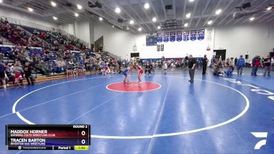 70 lbs Round 2 - Maddox Horner, Natrona Colts Wrestling Club vs Tracen Barton, Riverton USA Wrestling