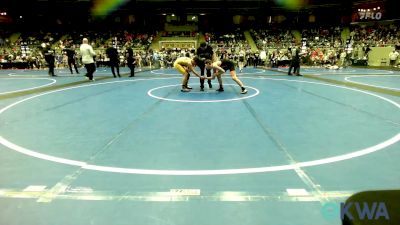 120 lbs Round Of 16 - Carsten Campbell, Tonkawa Takedown Club vs Manny Botone, Anadarko