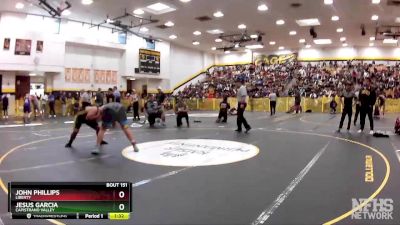 285 lbs Champ. Round 1 - Jesus Garcia, Capistrano Valley vs John Phillips, Liberty