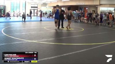 182 lbs Cons. Round 3 - Robert Roncskevitz, NOVA Wrestling Club vs Liam Malvar, Virginia Team Predator