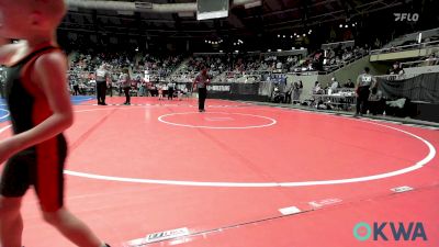 40 lbs Consolation - Leo Sears, Newkirk Takedown Club vs Reno Ramos, Team Tulsa Wrestling Club