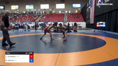 61 kg Cons 16 #1 - Jordan Conaway, Nittany Lion Wrestling Club vs Brian Alonzo, Fitness Quest