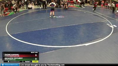 66 lbs Cons. Semi - Bronson McCurdy, Uintah Wrestling vs Zhone Kamanu, LV Bear Wrestling Club