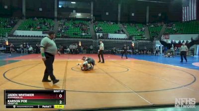 126 lbs Quarterfinal - Karson Poe, Moody Hs vs Jaden Whitaker, Alexandria HS