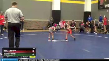 46 lbs Round 2 (12 Team) - Lucy Carson, Badger Girls vs Quincy Parn, Missouri Black