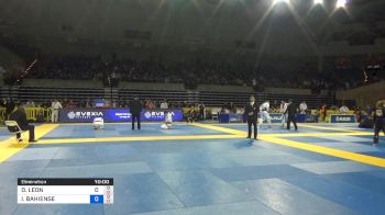DANTE LEON vs ISAQUE BAHIENSE BRAZ 2019 Pan Jiu-Jitsu IBJJF Championship