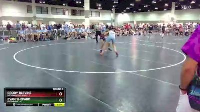 106 lbs Round 3 (6 Team) - Evan Shepard, PECO Boys vs Brody Blevins, Michiana Vice-Pink