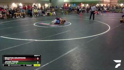 132 lbs Round 3 (6 Team) - Jaydin Fisher, FC Boom Squad vs Braxton Drummond, STL Red