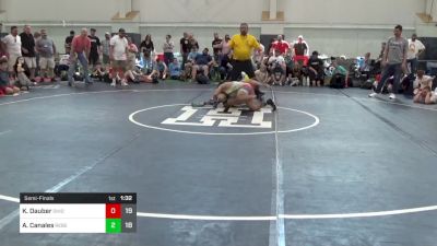 126 lbs Semifinal - Kane Dauber, Ohio Gold 14K vs Adrian Canales, Rebellion