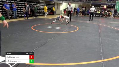 45 lbs Consi Of 16 #2 - Ryan Fischer, Greenville vs Dawson Hummer, Jersey Shore