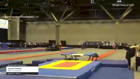Lauren Rathel - Double Mini Trampoline, Stick It Gymnastics - 2021 USA Gymnastics Championships