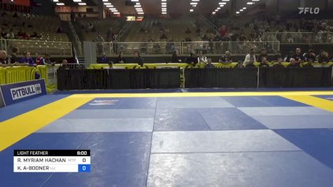 ROXANNE MYRIAM HACHANI vs KIMBERLY NICOLE ARAMBULA-BODNER 2024 Pan Jiu Jitsu IBJJF Championship