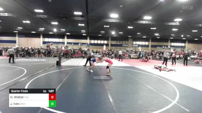 145 lbs Quarterfinal - Holland Wieber, The Factory WC vs Josephine Ives, Ravens WC